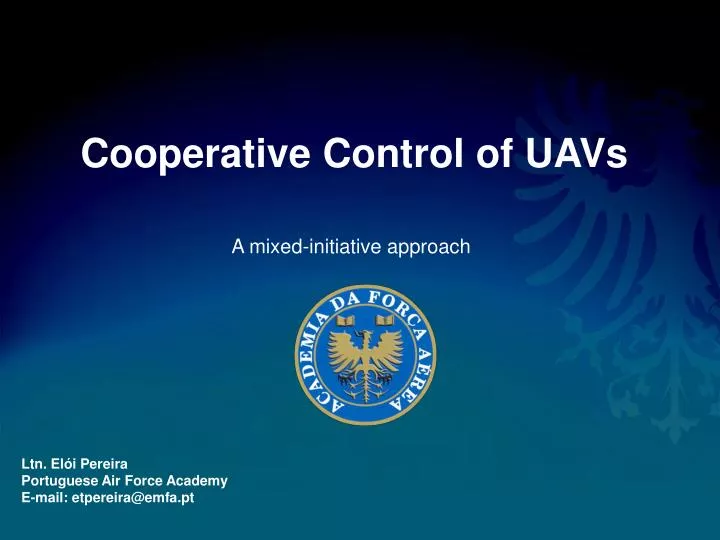cooperative control of uavs