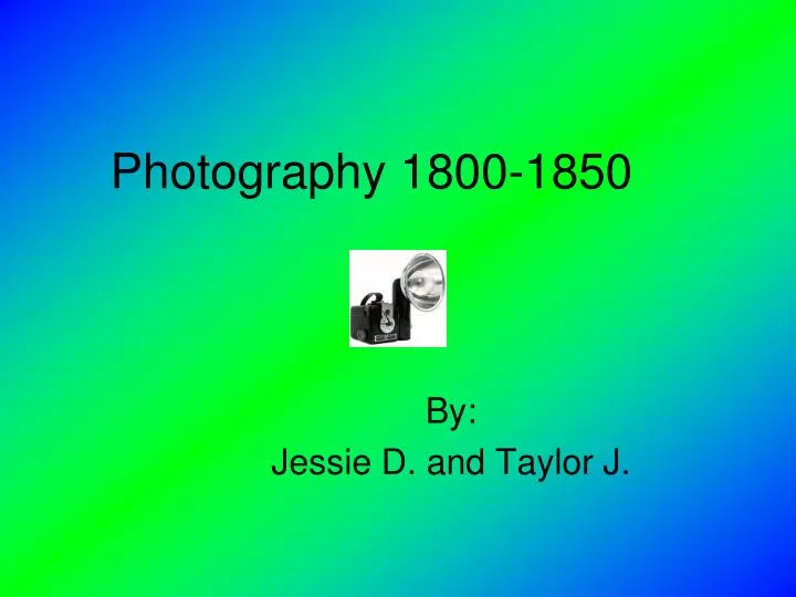 photography 1800 1850