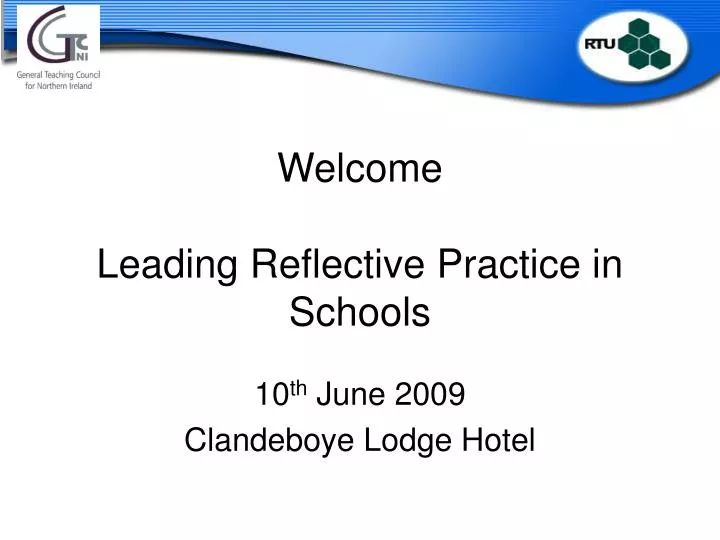 welcome leading reflective practice in schools
