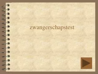 zwangerschapstest