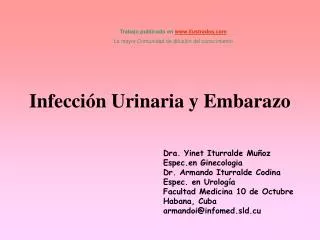 Infección Urinaria y Embarazo