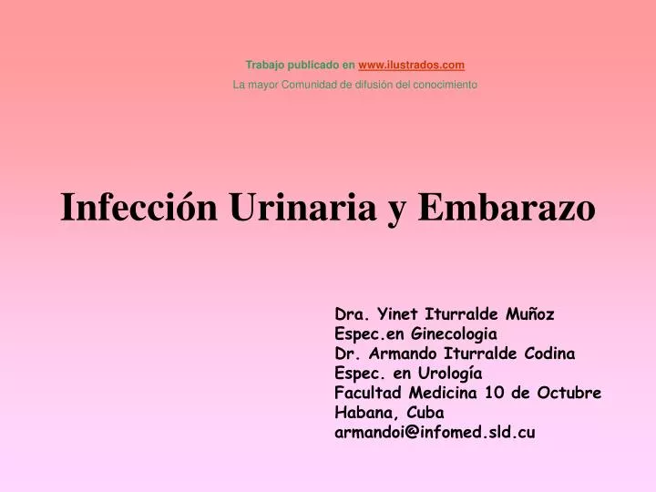 infecci n urinaria y embarazo