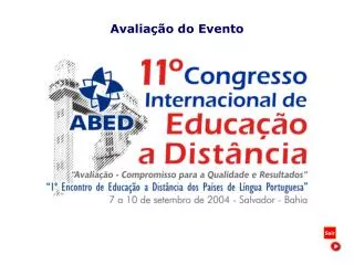 avalia o do evento