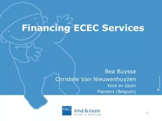 Financing ECEC Services