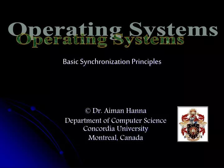 basic synchronization principles