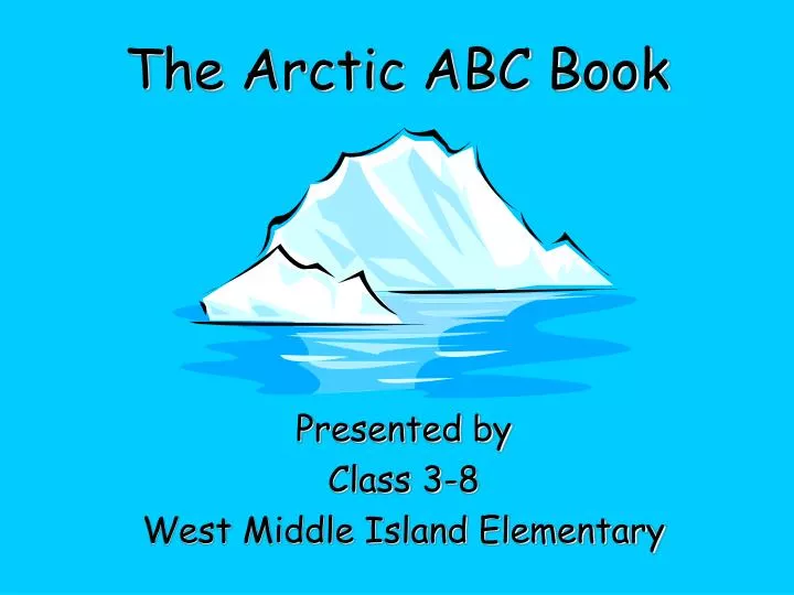the arctic abc book