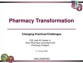 Pharmacy Transformation