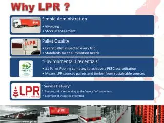 Why LPR ?