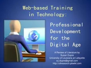 Web-based Training in Technology: