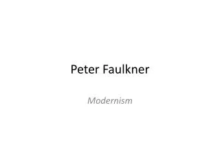 Peter Faulkner