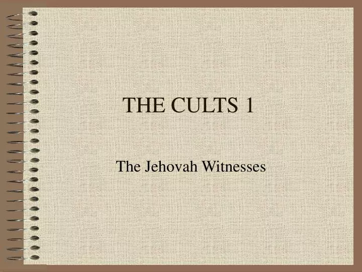 the cults 1