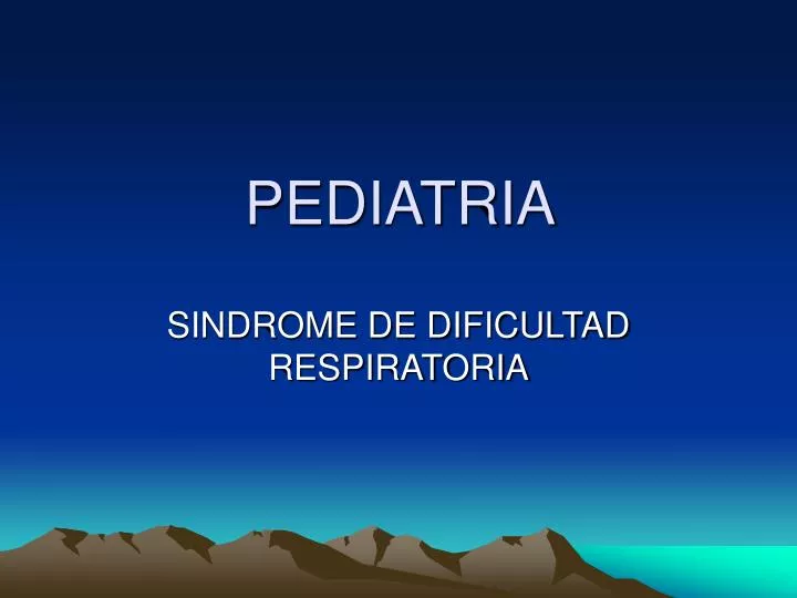 pediatria