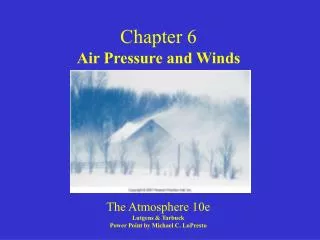 Chapter 6 Air Pressure and Winds