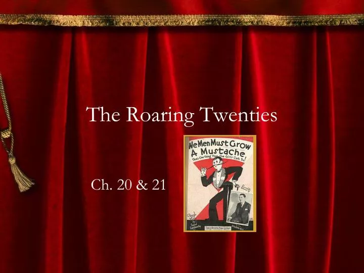 the roaring twenties