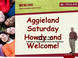 Aggieland Saturday Howdy and Welcome!