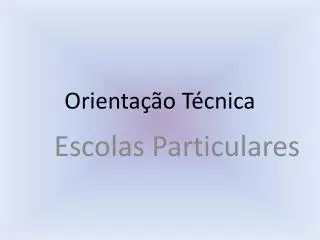 orienta o t cnica