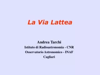 la via lattea