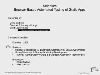 Selenium-Browser-Based-Automated-Testing-for-Grails-Apps