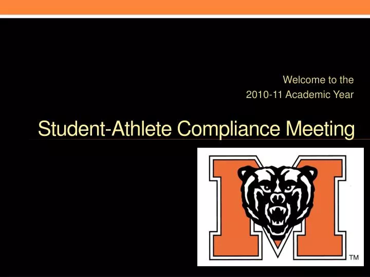 student athlete compliance meeting