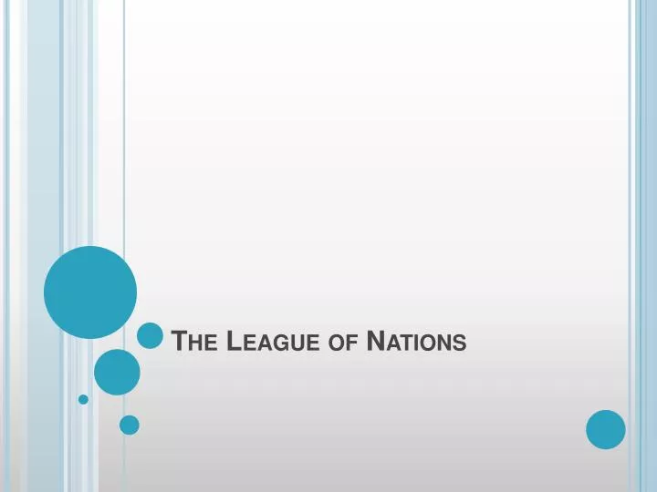 the league of nations