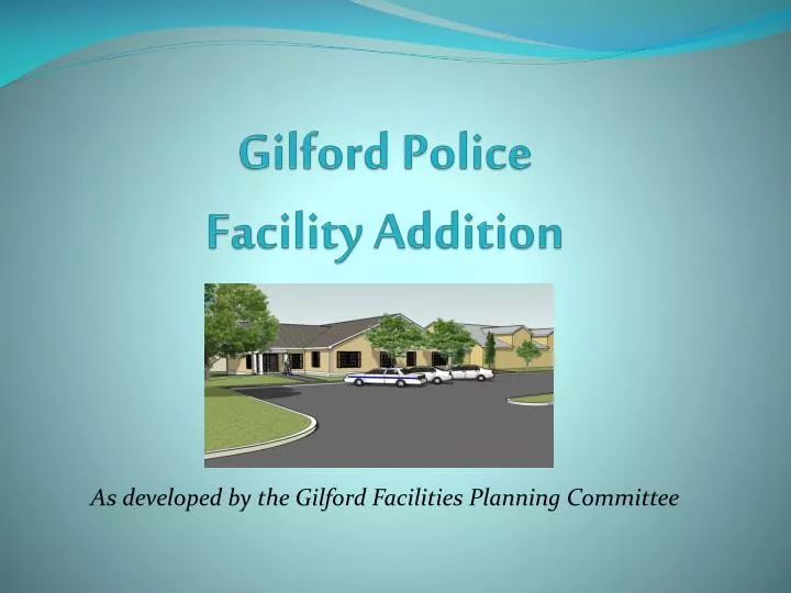 gilford police facility addition