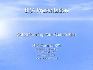 BRA Presentation