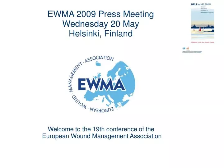 ewma 2009 press meeting wednesday 20 may helsinki finland