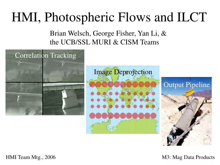 hmi photospheric flows and ilct
