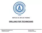 MDPI/GIG OIL AND GAS TRAINING DRILLING FOR TECHNICIANS - slide 1