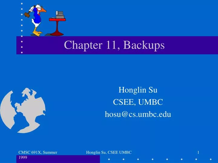 chapter 11 backups