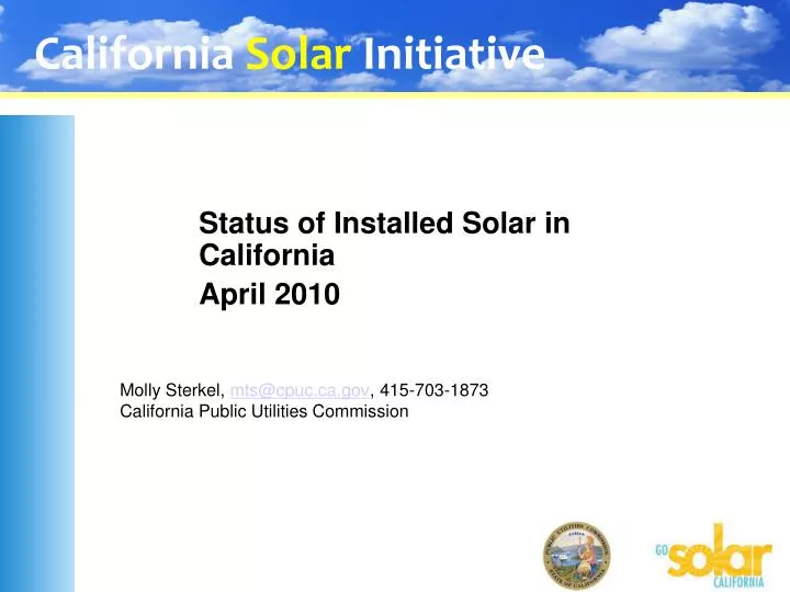 molly sterkel mts@cpuc ca gov 415 703 1873 california public utilities commission