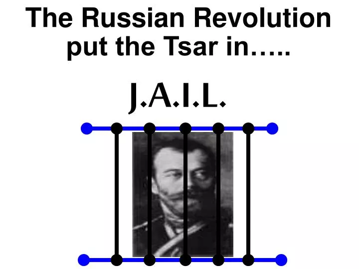 the russian revolution put the tsar in