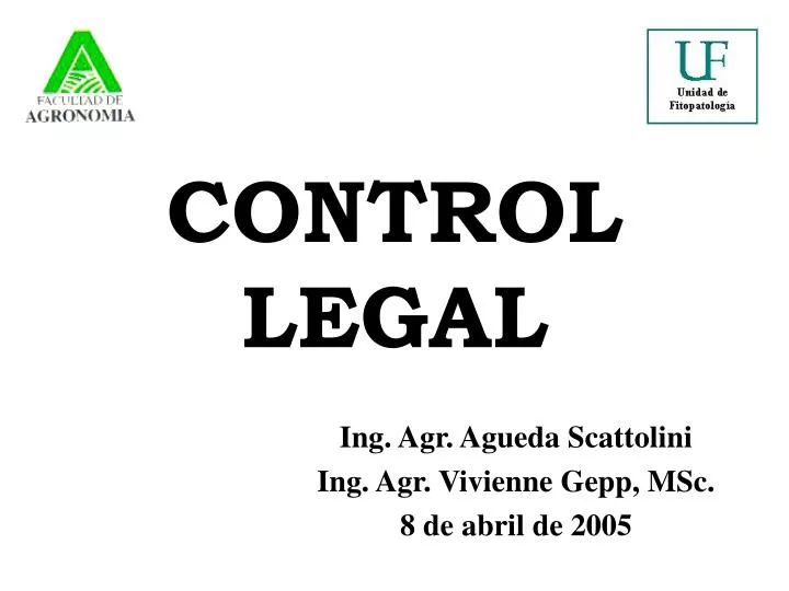 control legal