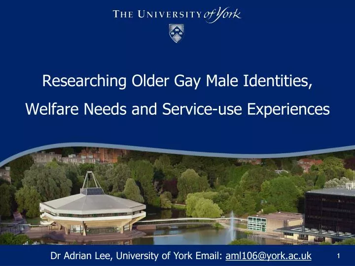 researching older gay male identities welfare needs and service use experiences