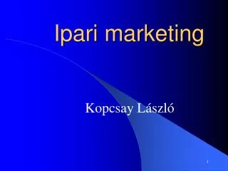 ipari marketing