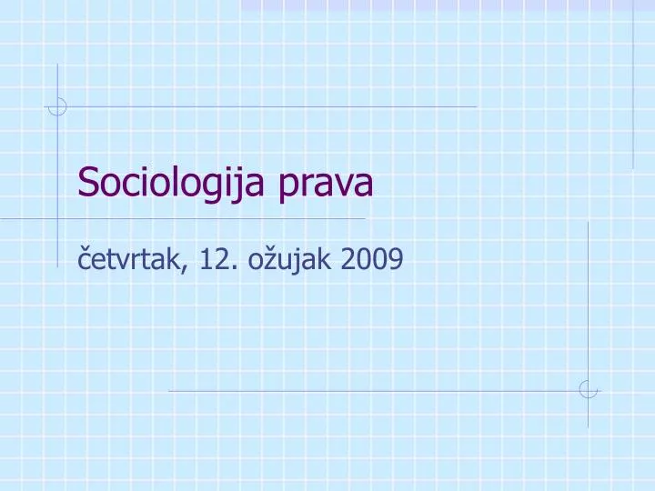 sociologija prava