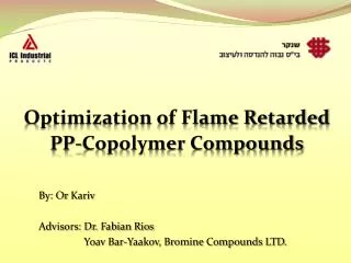 Optimization of Flame Retarded PP-Copolymer Compounds