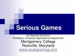 Serious Games - slide 1