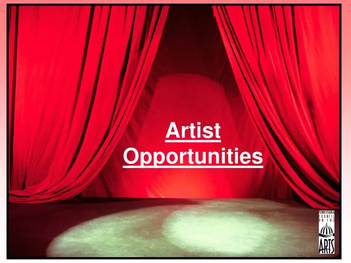 artist opportunities