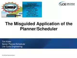 The Misguided Application of the Planner/Scheduler