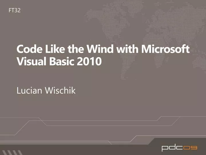 code like the wind with microsoft visual basic 2010