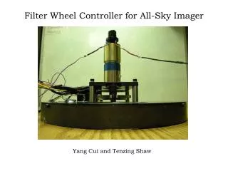 Filter Wheel Controller for All-Sky Imager