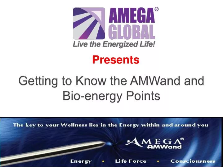 getting to know the amwand and bio energy points