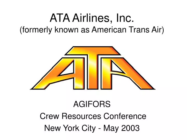 ata airlines inc formerly known as american trans air