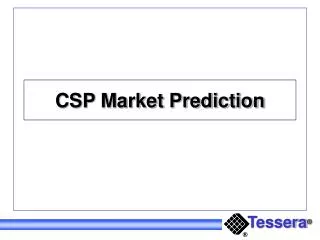 CSP Market Prediction