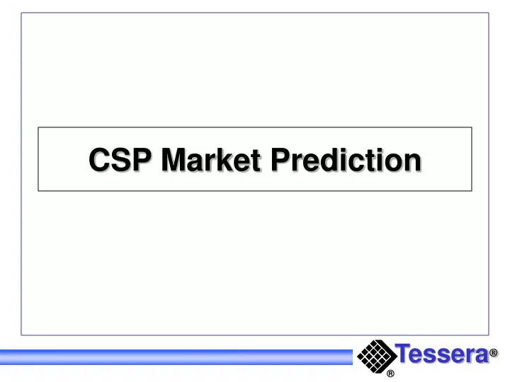 csp market prediction