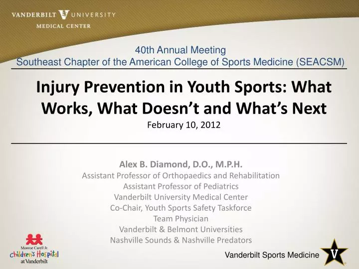 injury prevention in youth sports what works what doesn t and what s next february 10 2012