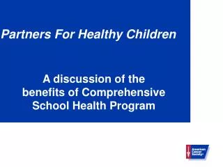 Partners For Healthy Children