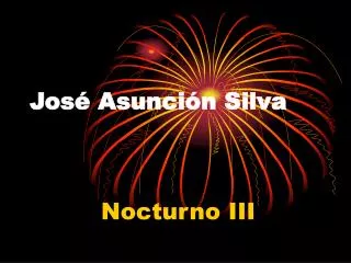 jos asunci n silva