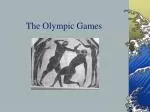The Olympic Games - slide 1